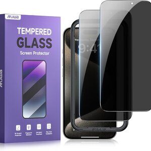 3 boxes - Privacy Screen Protector for iPhone 15 Pro [6.1 Inch] Anti-Peep